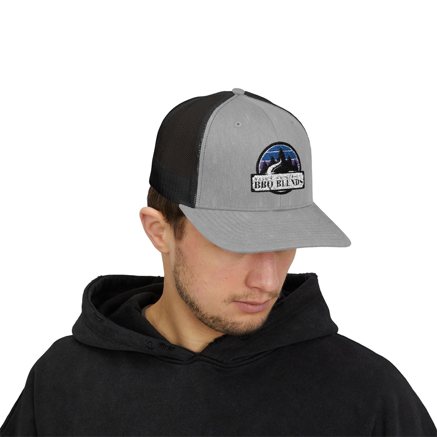 The Trailblazer Trucker – Nate’s Smokehouse Rustic Snapback for Campfires, Cookouts & Off-Grid Adventures