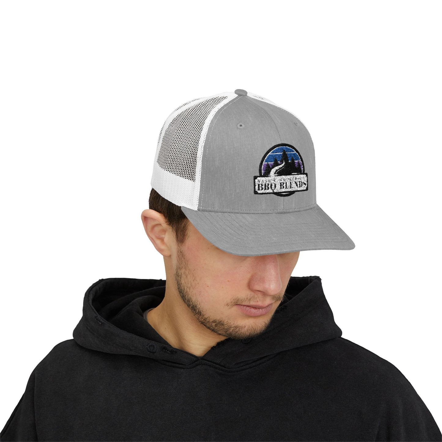 The Trailblazer Trucker – Nate’s Smokehouse Rustic Snapback for Campfires, Cookouts & Off-Grid Adventures