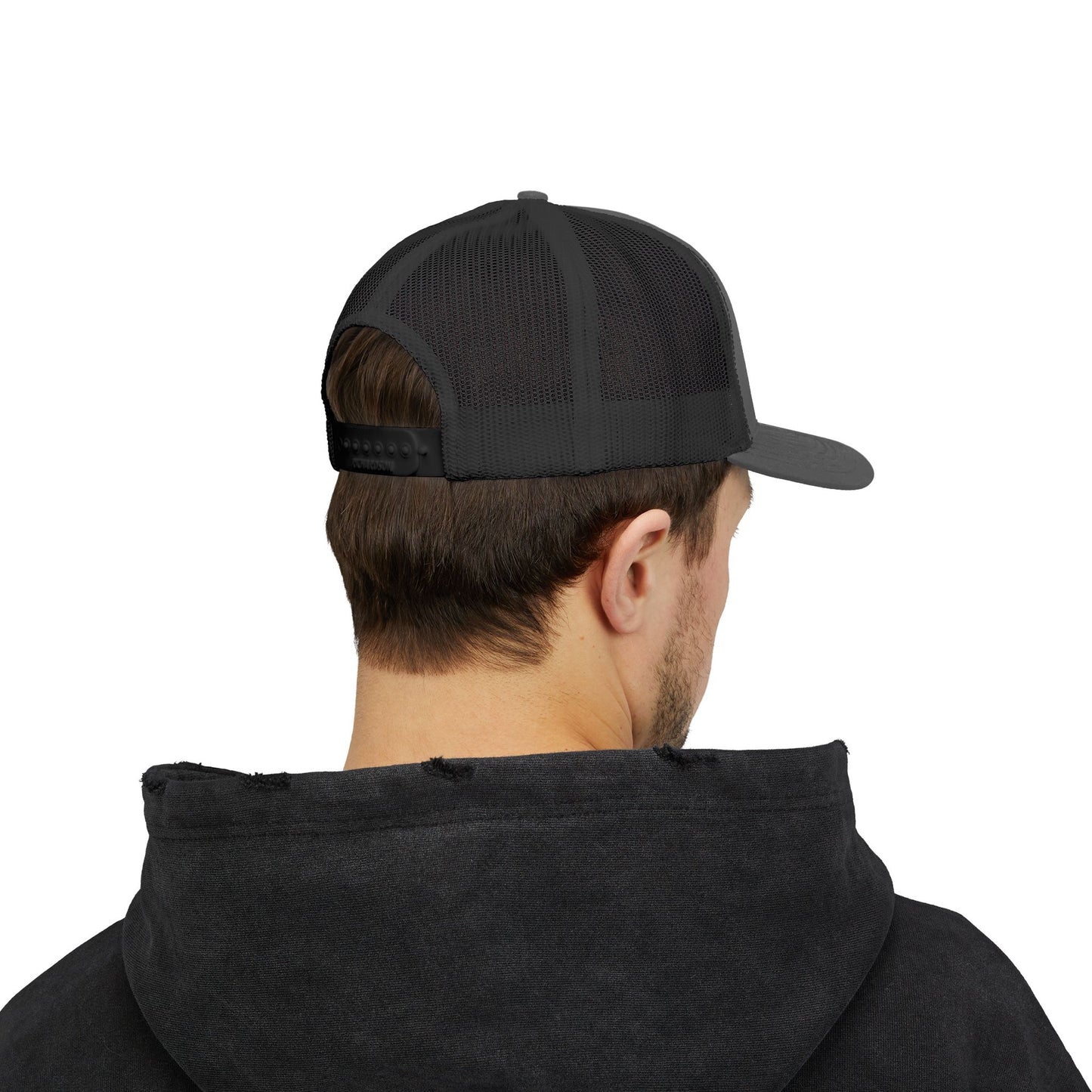 The Trailblazer Trucker – Nate’s Smokehouse Rustic Snapback for Campfires, Cookouts & Off-Grid Adventures