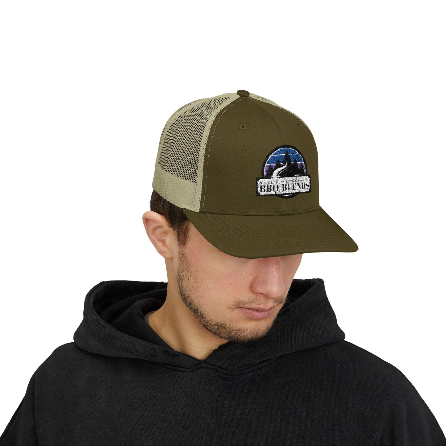 The Trailblazer Trucker – Nate’s Smokehouse Rustic Snapback for Campfires, Cookouts & Off-Grid Adventures