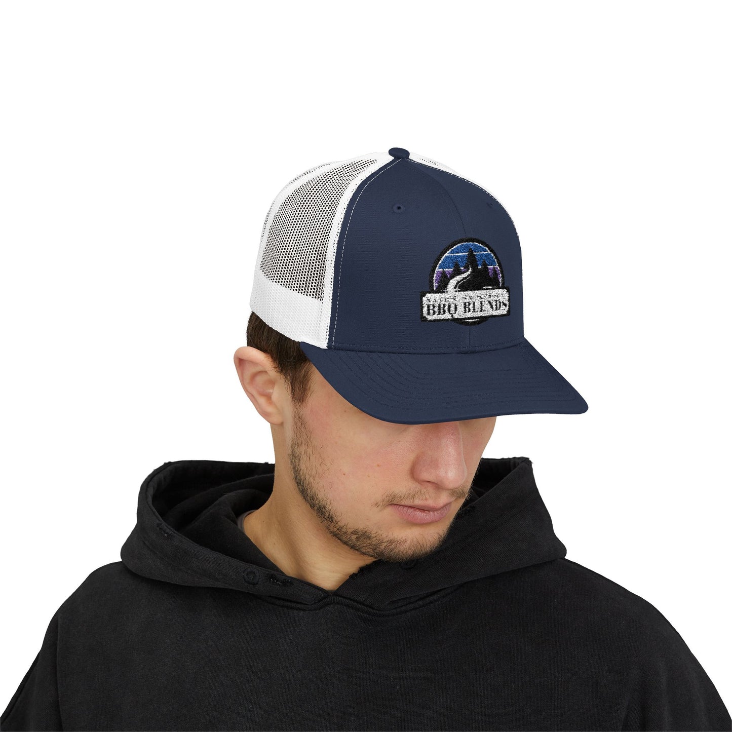 The Trailblazer Trucker – Nate’s Smokehouse Rustic Snapback for Campfires, Cookouts & Off-Grid Adventures