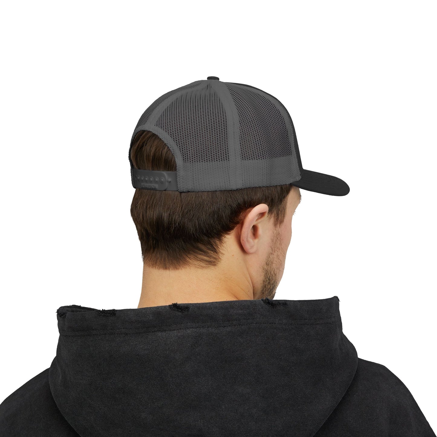The Trailblazer Trucker – Nate’s Smokehouse Rustic Snapback for Campfires, Cookouts & Off-Grid Adventures
