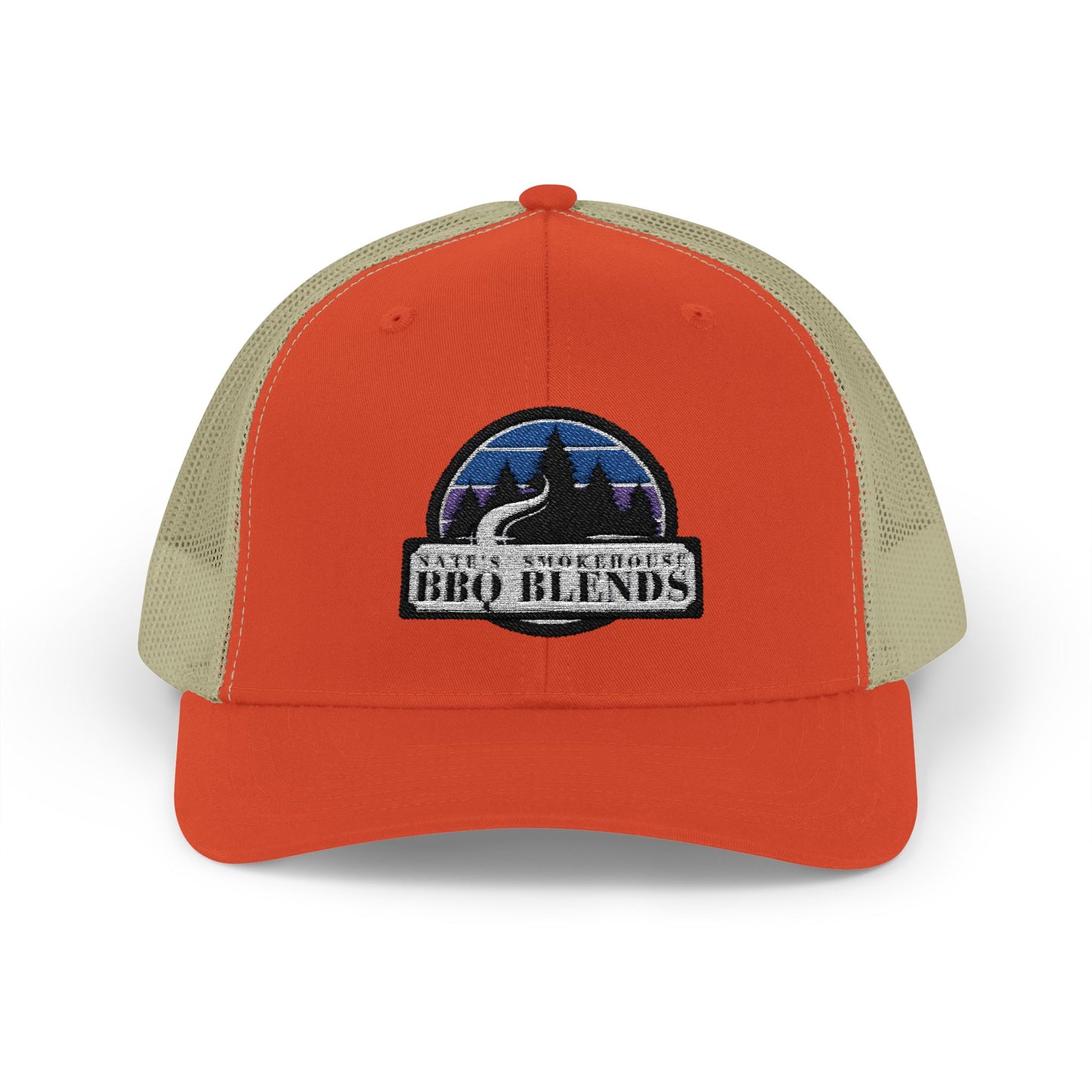 The Trailblazer Trucker – Nate’s Smokehouse Rustic Snapback for Campfires, Cookouts & Off-Grid Adventures