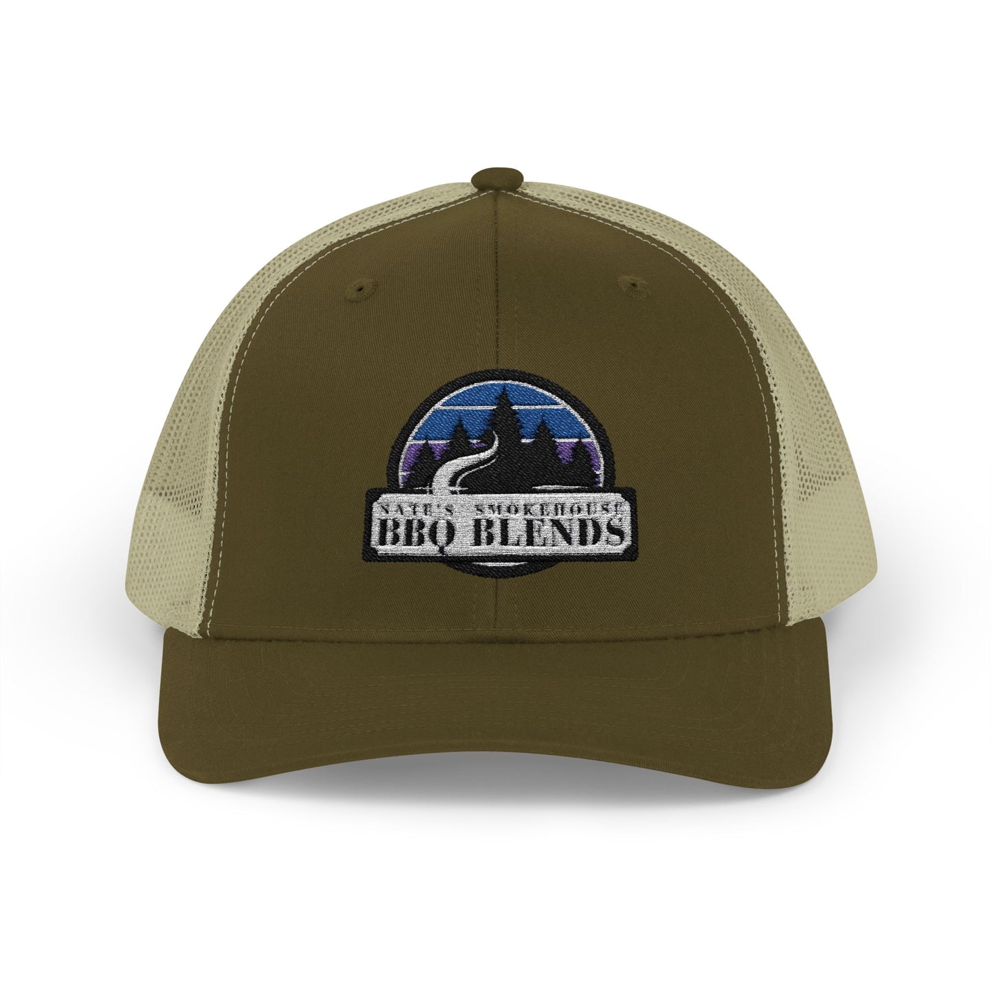 The Trailblazer Trucker – Nate’s Smokehouse Rustic Snapback for Campfires, Cookouts & Off-Grid Adventures