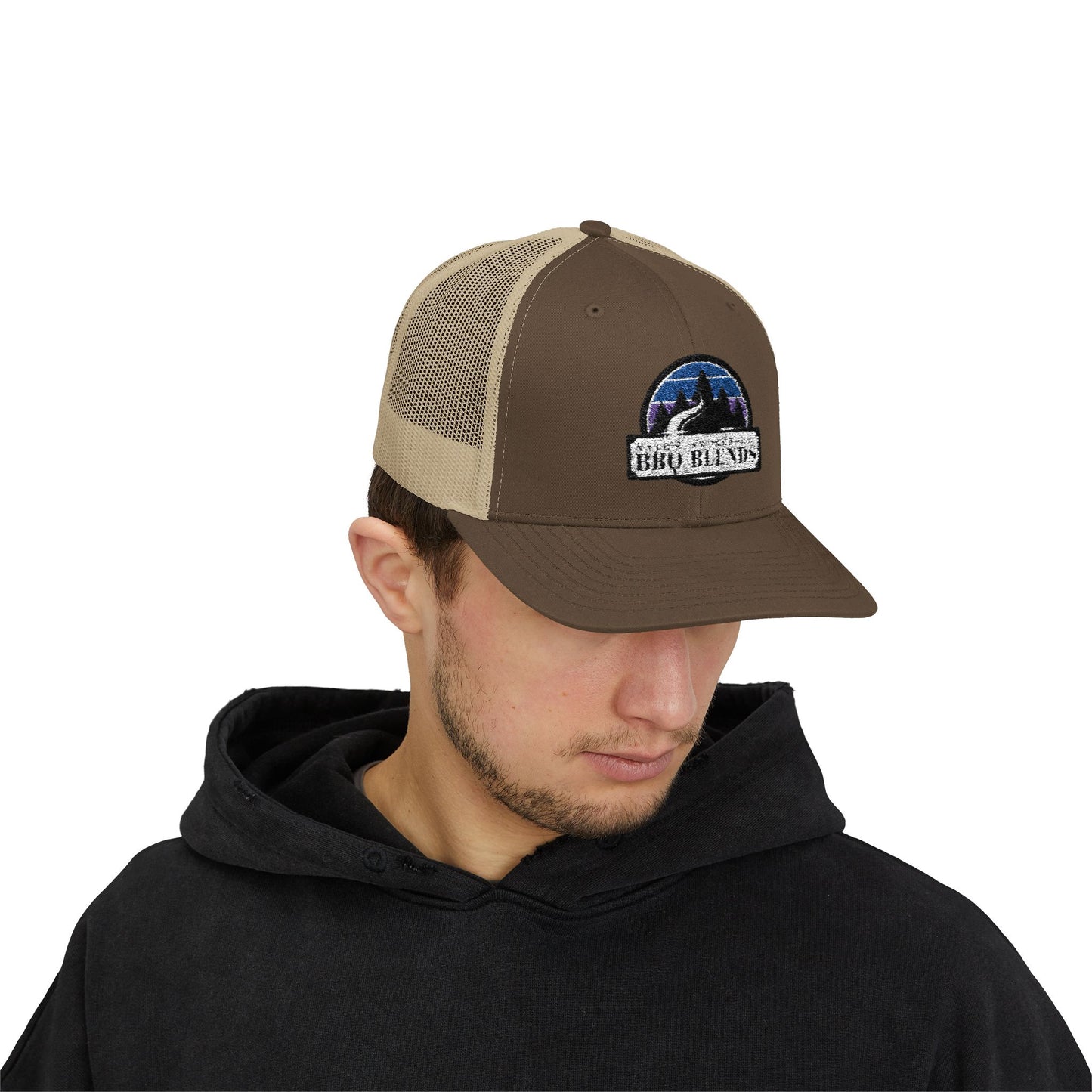 The Trailblazer Trucker – Nate’s Smokehouse Rustic Snapback for Campfires, Cookouts & Off-Grid Adventures