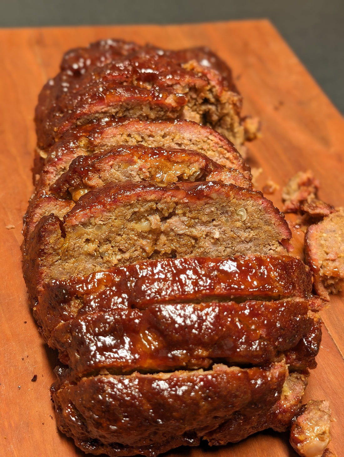 Smoked Meatloaf with Sweet Amber Fire