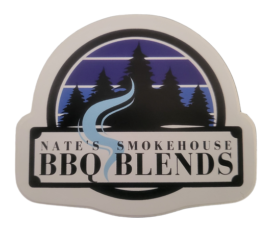 Nate's Smokehouse BBQ Blends Logo Sticker