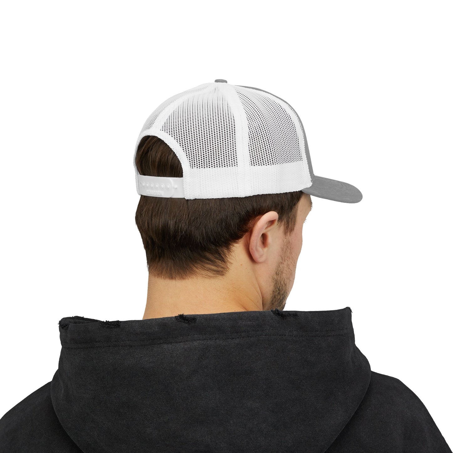 The Trailblazer Trucker – Nate’s Smokehouse Rustic Snapback for Campfires, Cookouts & Off-Grid Adventures