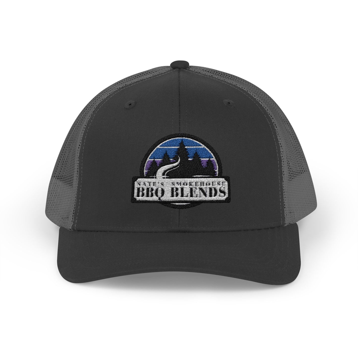 The Trailblazer Trucker – Nate’s Smokehouse Rustic Snapback for Campfires, Cookouts & Off-Grid Adventures